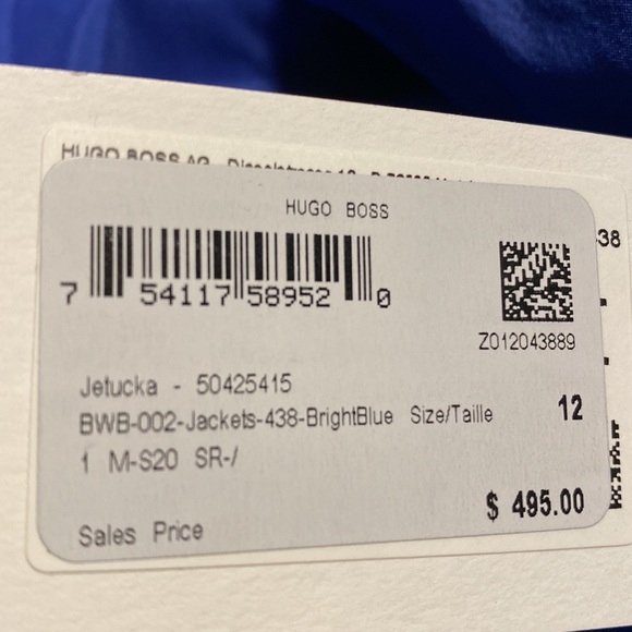 BOSS Jetucka Pintuck Jacket - Picture 4 of 4